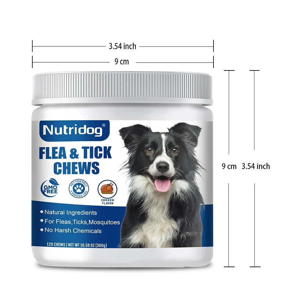 Garlic & Flaxseed Dog Chews